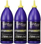 Royal Purple 01301 Max-Gear Synthetic Gear Lube Oil 75W-140 Pack of 3 Quarts by Royal Purple