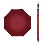 Ash & Roh® Golf Umbrella,Large Windproof Umbrellas Automatic Open Oversize Rain Umbrella with Double Canopy Vented Stick Umbrellas(Golf Umbrella (37 Inch), Maroon)