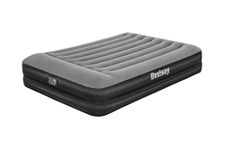 Bestway | Tritech Air Mattress, Queen Size with Built in AC Pump | Durable Inflatable Mattress with Fast Inflation and Storage Bag