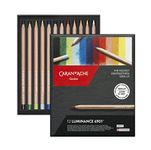 CARAN D`ACHE 6901 6901-712 Caran d'Ache Colored Pencils, Oil-based, Luminance, 12 Color Set, Paper Box, Genuine Import