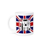 3dRose mug_195030_2 "Print of UK Flag With British Symbols" Ceramic Mug, 15 oz, White