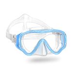 WACOOL Teens Youth Kids Swim Swimming Snorkeling Diving Scuba Mask Anti-Fog Coated Glass Diving Anti-Splash (Skyblue)