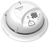 First Alert BRK SCO2B Smoke and Carbon Monoxide (CO) Detector with 9V Battery, White, 1 Pack