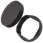 Haoge LH-X165 Square Metal Lens Hood for Fujifilm Fuji Fujinon XF XF16-55mm F2.8 R LM WR lens xf16-55mm/f2.8 Lens with Metal Cap kit