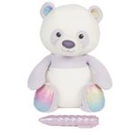 GUND Magic Draw and Glow Panda, Glow-in-The-Dark Activity Plush, Panda Stuffed Animal Toy with LED Pen, 11”