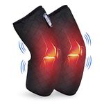 ComfIer Heated Knee Brace Wrap with Massage,Vibration Knee Massager with Heating Pad for Knee Fatigue,Leg Massager, Knee Pad for knee Leg Foot with Heat,Gifts for Dad&Mom