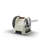 Tormek T-1 Kitchen Knife Sharpener in Linen White with Red Birch Handle (UK Version) | Patented Angle Guide - Knife Sharpening Machine for European&Japanese Style Kitchen Knives - for Home Cooks