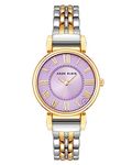 Anne Klein Women's Bracelet Watch, Two Tone/Mauve