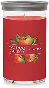 Yankee Candle Macintosh Signature Medium Pillar Candle, 14.25oz