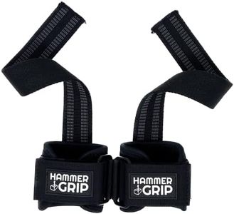 Hammer Grip Weight Lifting Gym Straps – Ideal for Weight Training, Body Building, Power Lifting, and Strength Training (Extreme Series)