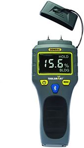 General Tools TS06 - ToolSmart BlueTooth Connected Digital Moisture Meter, Pin-Type, LCD