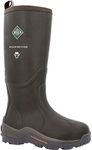 Muck Boots Men's Wetland Pro Tall Pull On Waterproof Wellington Boot, Brown, 10