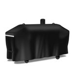 79 inch GC7000 Grill Cover for Smoke Hollow 4 in 1 Combo PS9900 PS9900-SY18 8500 47180T, Tc37118, 600D Outdoor Smoker Cover for Pit Boss Memphis Ultimate 4-in-1 KC Combo Platinum Series