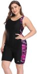 Adoretex Women's Plus Size Unitard 