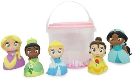 Disney Store Official Bath Set Princess - Kids Bath Accessories with Beloved Characters - Colorful and Fun Bath Time Essentials for Kids - Suitable for All Ages