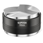 Supvox® Coffee Tamper Double Side Ground Coffee Press Depth Stainless Steel Accessories Adjustable Espresso Leveler & Tamper Fit for 58mm Portafilter