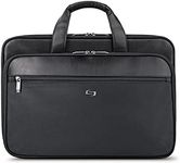 Solo Paramount 16 Inch Laptop Briefcase with Smart Strap, Black (Black) - SGB300-4