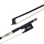 MAJESTIC Carbon Fibre Professional Violin Bow, Full Size 4/4, Original Carbon Fiber, Real Ox Horn Frog, Perfect Balance and structure, Clear & Smooth Sound Projection