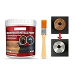 Rust Remover, 100g Rust Converter Water Based Metallic Paint, Rust Inhibitor for Metal, Car Rust Remover, Water-based Metal Rust Remover with Brush, for Stopping Rust and Preventing from Spreading