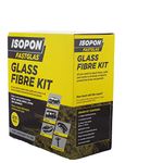 U-POL Isopon Fastglas Large Glass Fibre Kit Include Mixing Cup & Protective Gloves Create/Construct/Repair GRP Fast Curing