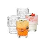 Glass Cups Vintage Glassware | Set 