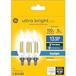 GE Ultra Bright LED Light Bulbs, 10