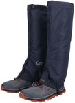 Outdoor Research Men’s Rocky Mountain High Waterproof Gaiters – Durable Hiking Gaiters & Hunting Gaiters for Trail and Backcountry Use, Naval Blue, S