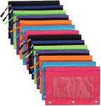 7 Pcs Binder Pouch for 3 Ring Binde