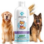 ZOIVANE Dog Shampoo - 200 Milliliter | 4 In 1 Dog Shampoo With Conditioner, For Pomeranian, Shih Tzu Puppy, Rottweiler Adult, German Shepherd, Labrador And Golden Retriever