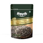 Happilo Premium Authentic Chia Seeds 250g, Diet Food for Weight Management, Rich in Fiber and Omega 3, Healthy Breakfast Snack