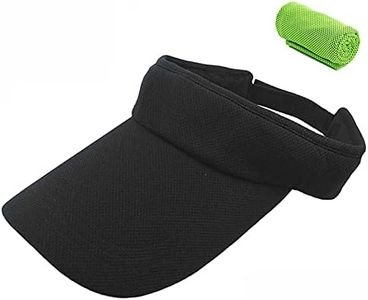 MOLIWEN Mujeres y Hombres Viseras para Golf Tenis Correr Deportes Correr Ropa, Protección de Visera Gorra Deportiva Sombrero Air Leisure Gorro Sombreros el Sol Anti-UV Visera - Lavable