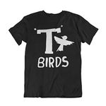 Buzz Shirts T-Birds Grease Fancy Dress Mens Womens Unisex Fit T-Shirt, Black, XL