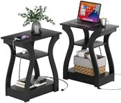 FROMJBEST End Table Set of 2 with C