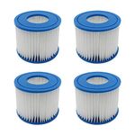 YanBan 4pcs Hot Tub Cartridge Filters Compatible with Best-way, Size VI Replacement Filter Cartridge Compatible with Lay-Z-Spa, Miami, Vegas, Palm Springs, Paris Monaco