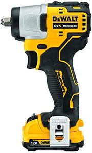 Dewalt DCF902D2-12V Li-ion Sub-Compact Series Cordless 3/8 Impact Fixed Square Wrench with Brushless Motor and 2x2Ah Batteries