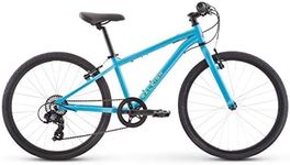 Raleigh Bikes Cadent 24 Kids Flat Bar Road Bike for Boys Youth 8-12 Years Old, Blue