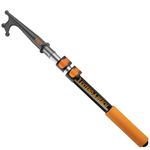 Telescoping Boat Hook Pole for Docking // 1.5-3 ft Extension Push Pole for Boating // Aluminium Dock Pole with Hook // Multi-Purpose Telescopic Pole: Non-Slip, Durable, Floating, Lightweight & Sturdy