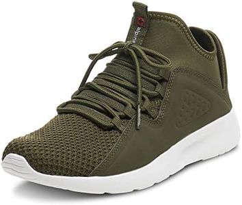 Alpine Swiss Mens Fashion Sneakers Lightweight Knit Tennis Shoes Olive 11 M US