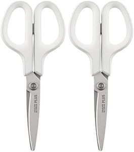 Plus SC-175S-AB 35-735 x 2 Scissors, Fit Cut Curve, Standard, Antibacterial Griff, White