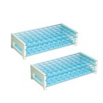 ULAB Scientific Detachable Test Tube Rack for Tubes of Dia.≤17mm, 50 Holes, PS Material, Pack of 2, UTR1006