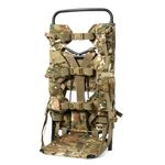 MT Alice Aluminum External Frame Military Army Rucksack Extra Large Load Hunting MOLLE Tactical Design Ripstop Nylon Fabric, Multicam, Iraklis Frame System