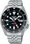 Seiko Watch Five Sports SKX Sports Style GMT Wristwatch, Black, 1個, SKX Sports Style GMT