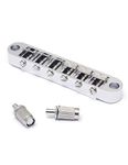 Metallor Tune-O-Matic Electric Guitar Bridge for SG Les Paul LP Style Guitar Parts Replacement Chrome.