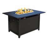 Paramount Gale Aluminum Convertible Fire Table, Rectangular, Bronze