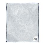 Northwest NBA Soft Two Tone Sherpa Throw, 50" x 60" Blanket, Officially Licensed Throw for Bedding or Sofa Frosty Fleece Cover (Utah Jazz - Blue,)