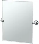 Gatco 4329SM Tiara Small Rectangle Mirror, Chrome