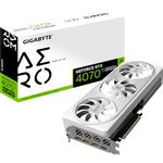 Gigabyte GeForce RTX 4070 Ti SUPER AERO OC Graphics Card - 2655MHz Core, 16GB GDDR6X 21000MHz 256-bit Memory, PCI-E 4.0, 3x DP 1.4, 1x HDMI 2.1a, NVIDIA DLSS 3.5, GV-N407TSAERO OC-16GD