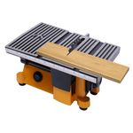 4" Mini Portable Table Saw, Saw Cutting Machine Tool Wood Glass Stone Cutte Hobby Small Machine，Portable Worksite for DIY Handmade Wooden Model Crafts, Metal, Ceramic Tile