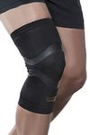 Copper Fit Pro Series Performance Compression Knee Sleeve, Black with Copper Trim, X-Large