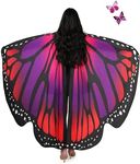 AWAYTR Women Butterfly Wings Shawl 